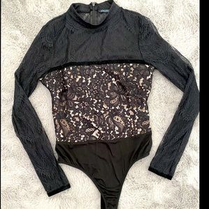Marciano Sheer Lace Bodysuit